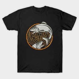 pisces zodiac illustration T-Shirt